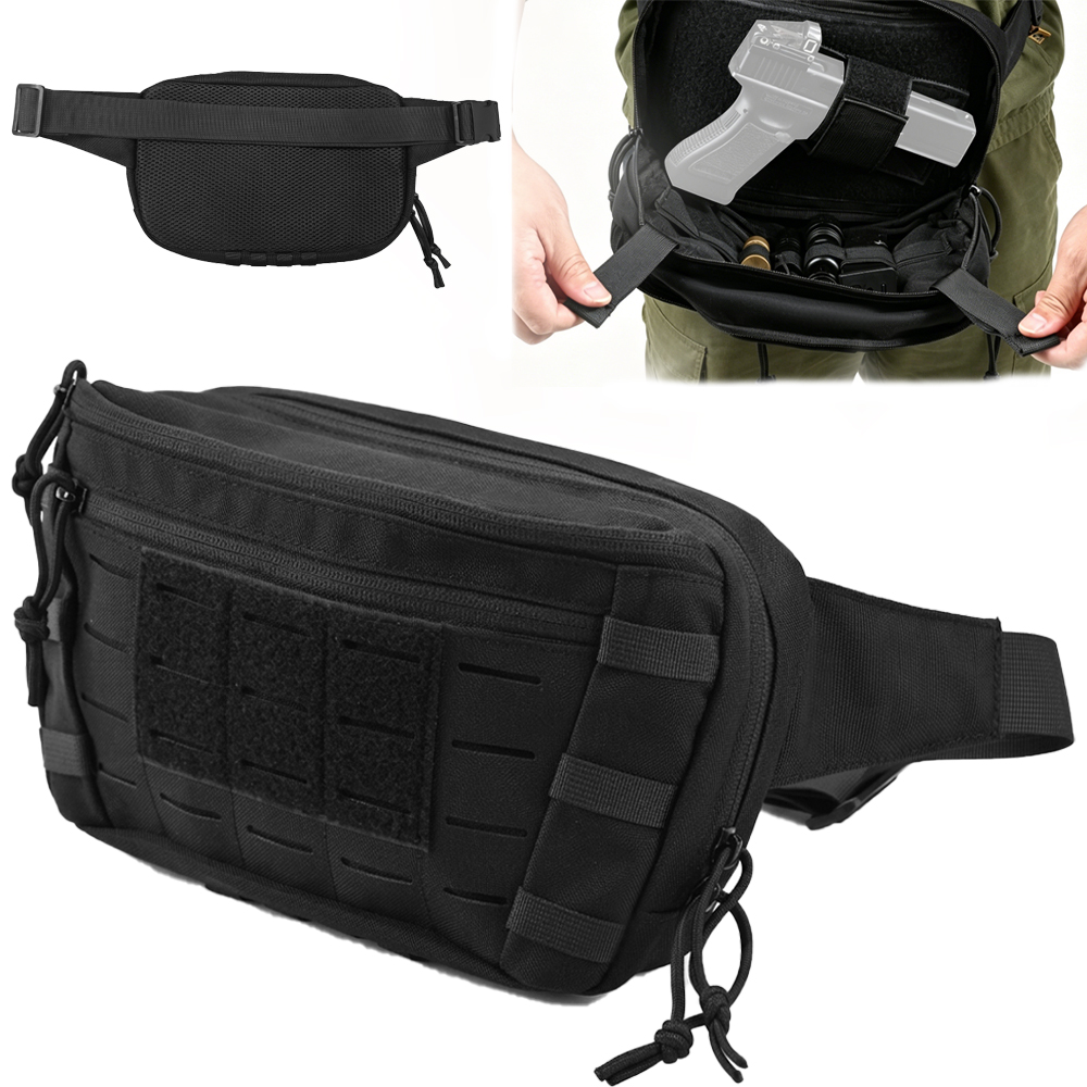 Taktische Pistolen-Hüfttasche – Edc Concealed Carry Fanny Pack Bewertung und Preis