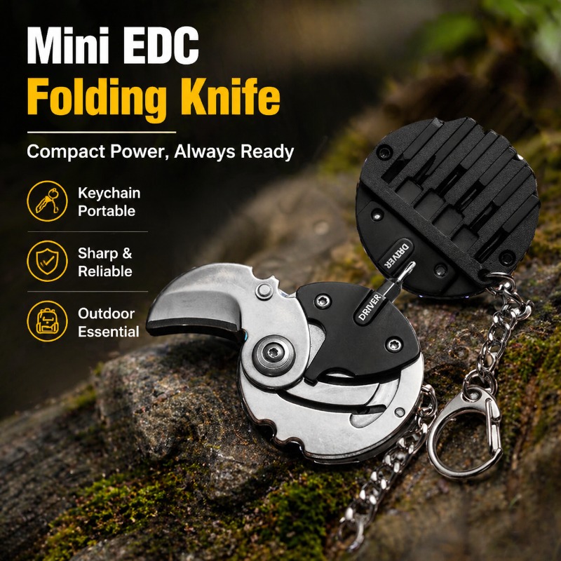Münzfach-Outdoor-Klappmesser:  – Multitool Credit Card Bewertung und Preis