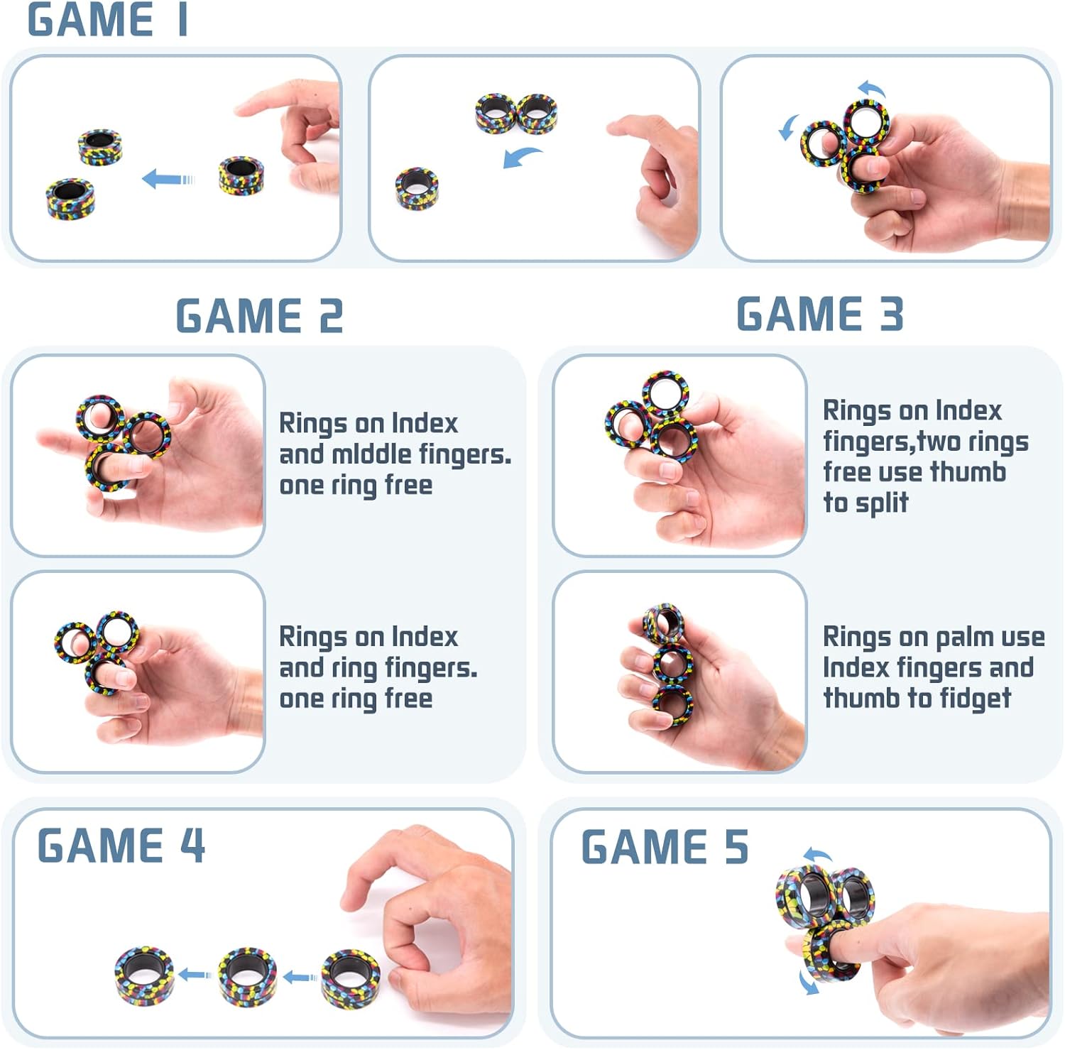 Magnetische Ringe Fidget Toy S – Fidget Spinner Bearing Bewertung und Preis