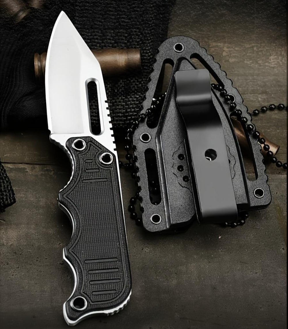 Tragbares Halsmesser mit Kydex – Edc Carry Fixed Blade Knife Bewertung und Preis