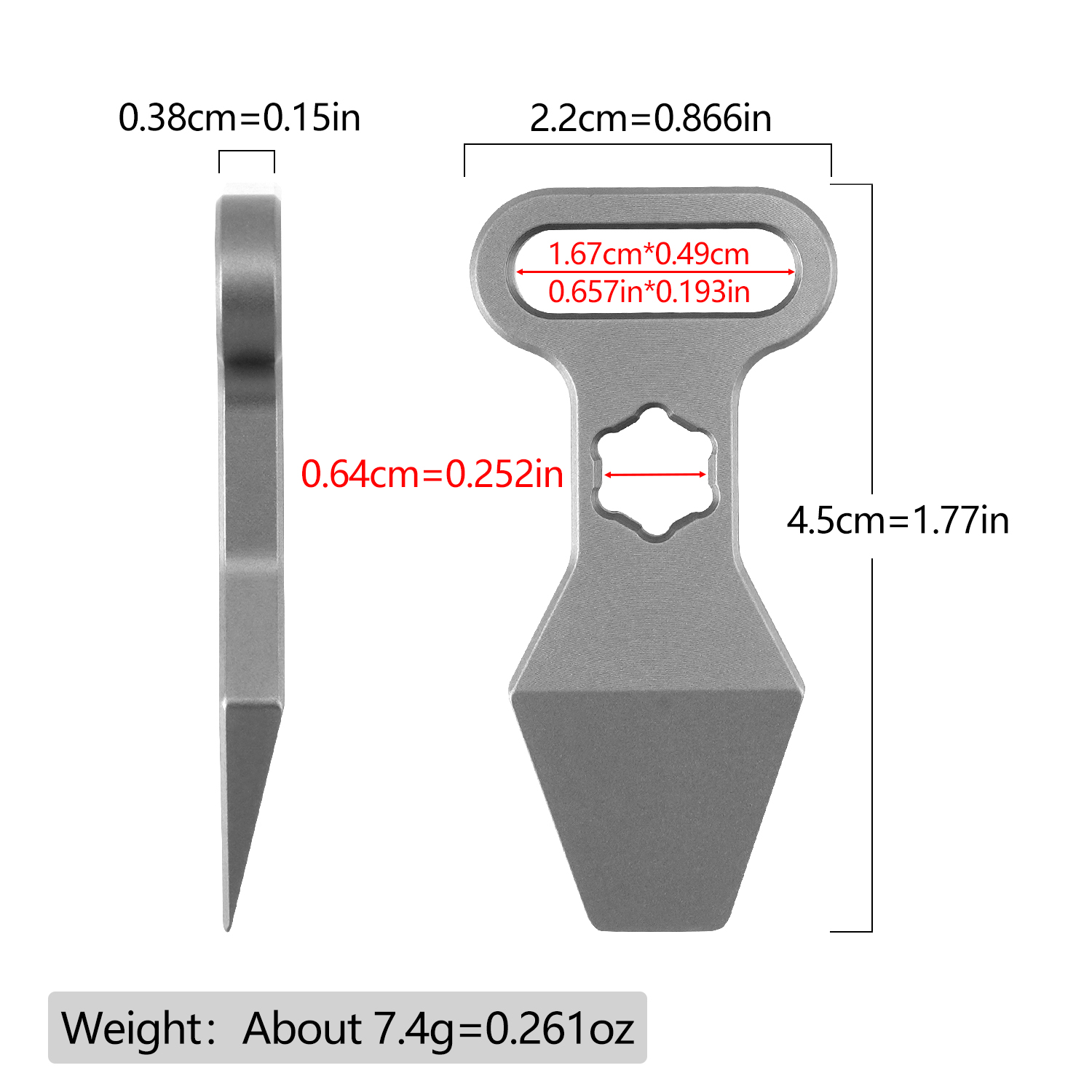 TC4 Titanlegierung Schlüsselan – Edc Carry Accessories Bewertung und Preis