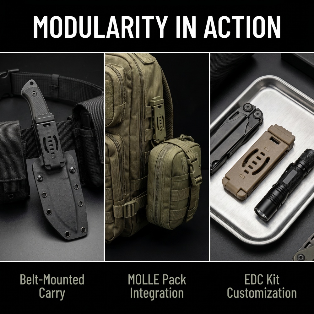 DIY Kydex Holster MOLLE Rücken – Edc Carry Accessories Bewertung und Preis
