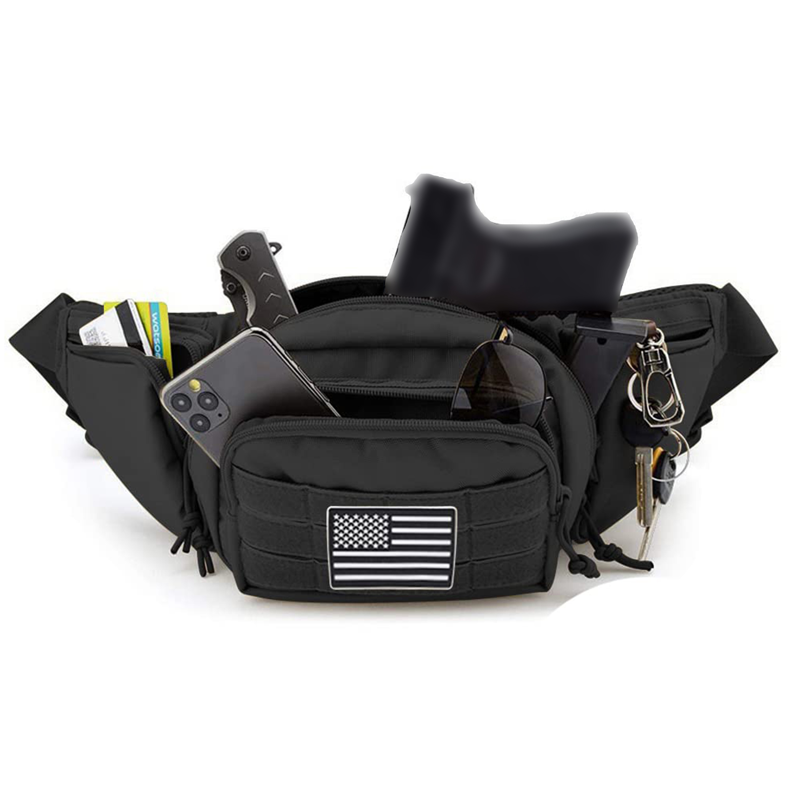Taktische Gürtel tasche Pistol – Edc Concealed Carry Fanny Pack Bewertung und Preis